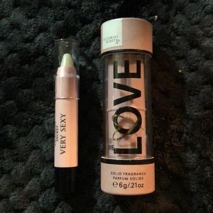 Victoria secret solid love and very sexy crayon